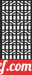 decorative wall screen door pattern
