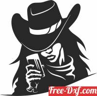 download western cowgirl clipart free ready for cut