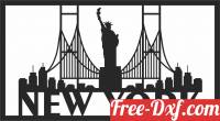 download Statue of Liberty new york Home Decor free ready for cut