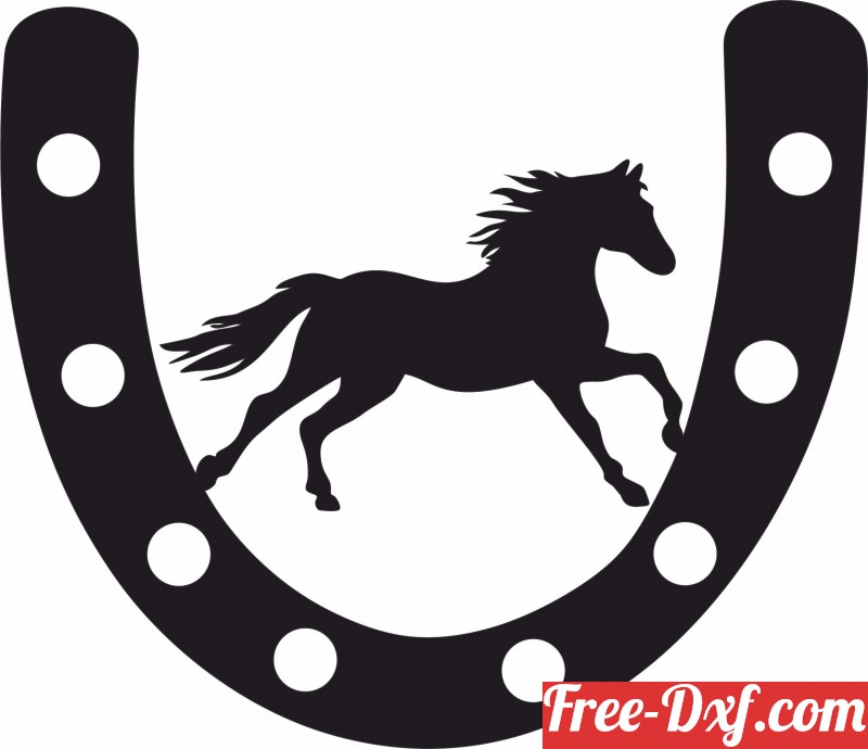 Download horseshoe sign art 0ObKu High quality free Dxf files, Sv