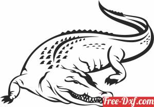 download alligator crocodile clipart free ready for cut