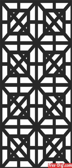 download DOOR  Pattern SCREEN Wall   screen   decorative free ready for cut