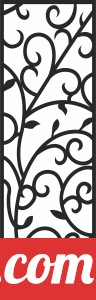 Decorative pattern screen door