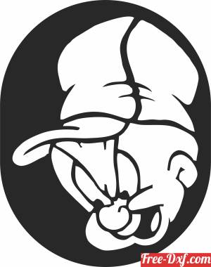 download Yosemite Sam cartoon sign free ready for cut