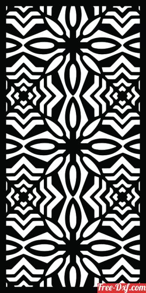 download decorative wall panel art pattern screen free ready for cut