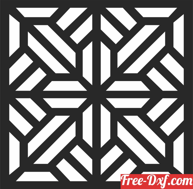 Download screen PATTERN DECORATIVE 1CsKf High quality free Dxf fi