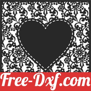 floral Heart decorative wall art