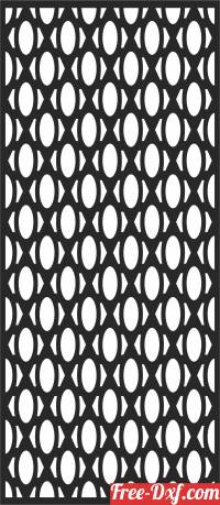 download Screen Wall Decorative pattern   Wall  SCREEN Door free ready for cut