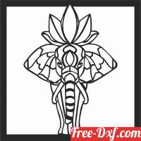 download Hindu Elephant clipart free ready for cut