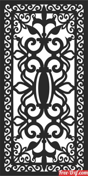 download decorative panel wall screen pattern free ready for cut