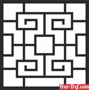 download decorative   door Wall Decorative free ready for cut