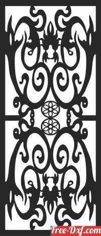 download DOOR  wall Screen   decorative   pattern free ready for cut