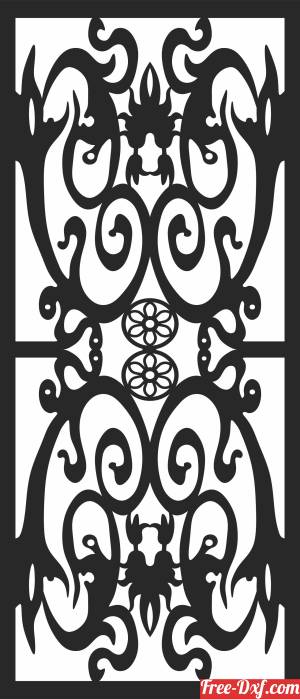 download DOOR  wall Screen   decorative   pattern free ready for cut