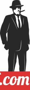 Silhouette businessman