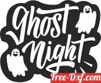 download Night Ghost Halloween clipart free ready for cut