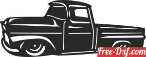download Farm Truck Retro free ready for cut