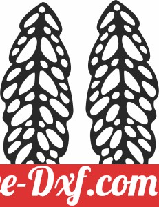 earrings pendants art leaves
