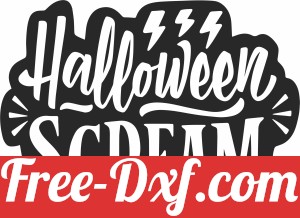 halloween scream clipart