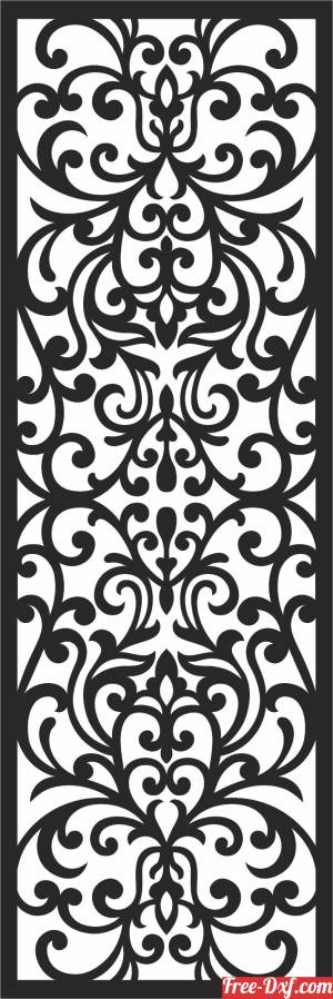 download PATTERN   door   Decorative free ready for cut