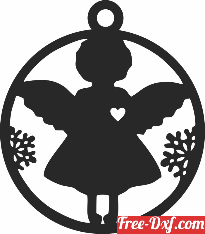 Download ornaments cliparts angel 2rCVe High quality free Dxf fil