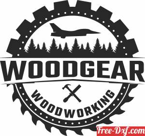 download woodworking logo art free ready for cut