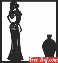 download African women clipart free ready for cut