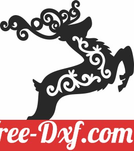 Christmas deer decor