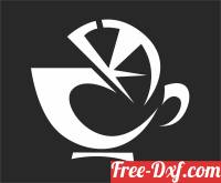 download coffee tea lemon cup art sign free ready for cut