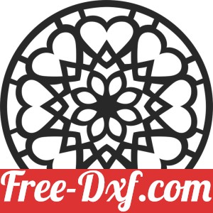mandala round wall decor
