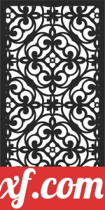 door decorative pattern wall screen