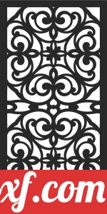 door decorative pattern wall screen