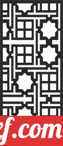 Wall pattern door  screen   Pattern