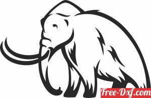 download mammouth clipart free ready for cut