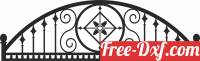 download decorative arched design art free ready for cut