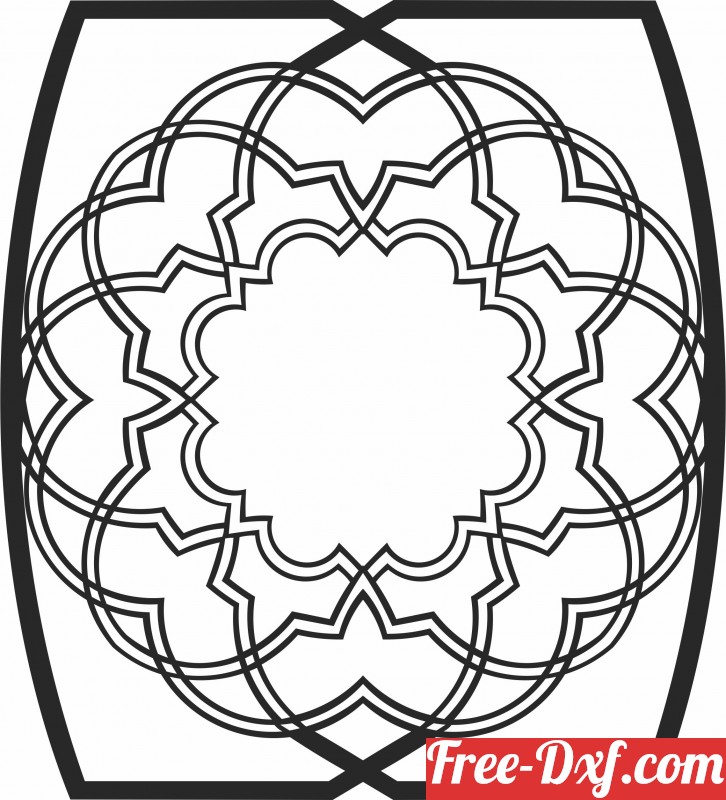 Download wall decor pattern cliparts 3UnRr High quality free Dxf