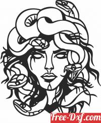 download Medusa Design clipart free ready for cut