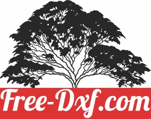 Tree vector Silhouette