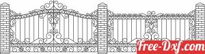 download Gate entrance door entry free ready for cut