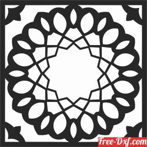 download Decorative wall pattern free ready for cut