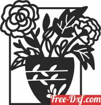 download flowers roses vase clipart free ready for cut