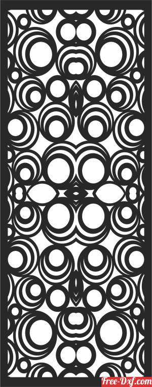 download Screen   PATTERN  DECORATIVE SCREEN  door free ready for cut