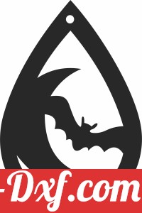 Halloween bat ornament