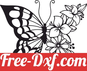 butterfly floral wall art