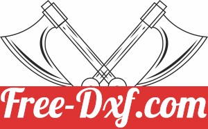 vikings warrior axe clipart