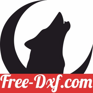 Howling Wolf in moon