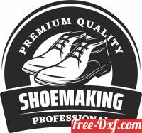 download shoe making logo sign free ready for cut