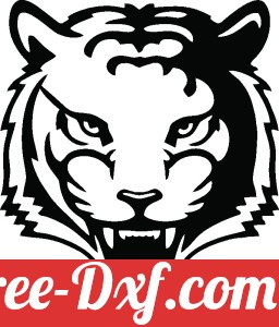 Tiger Face Head of a tiger clipart