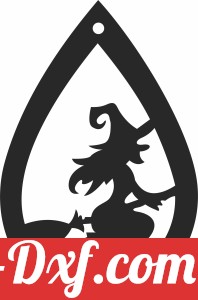 Halloween witch ornament