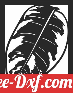 leaf wall art panel