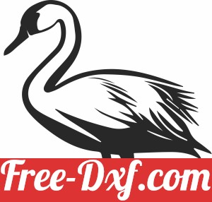 swan silhoutte clipart